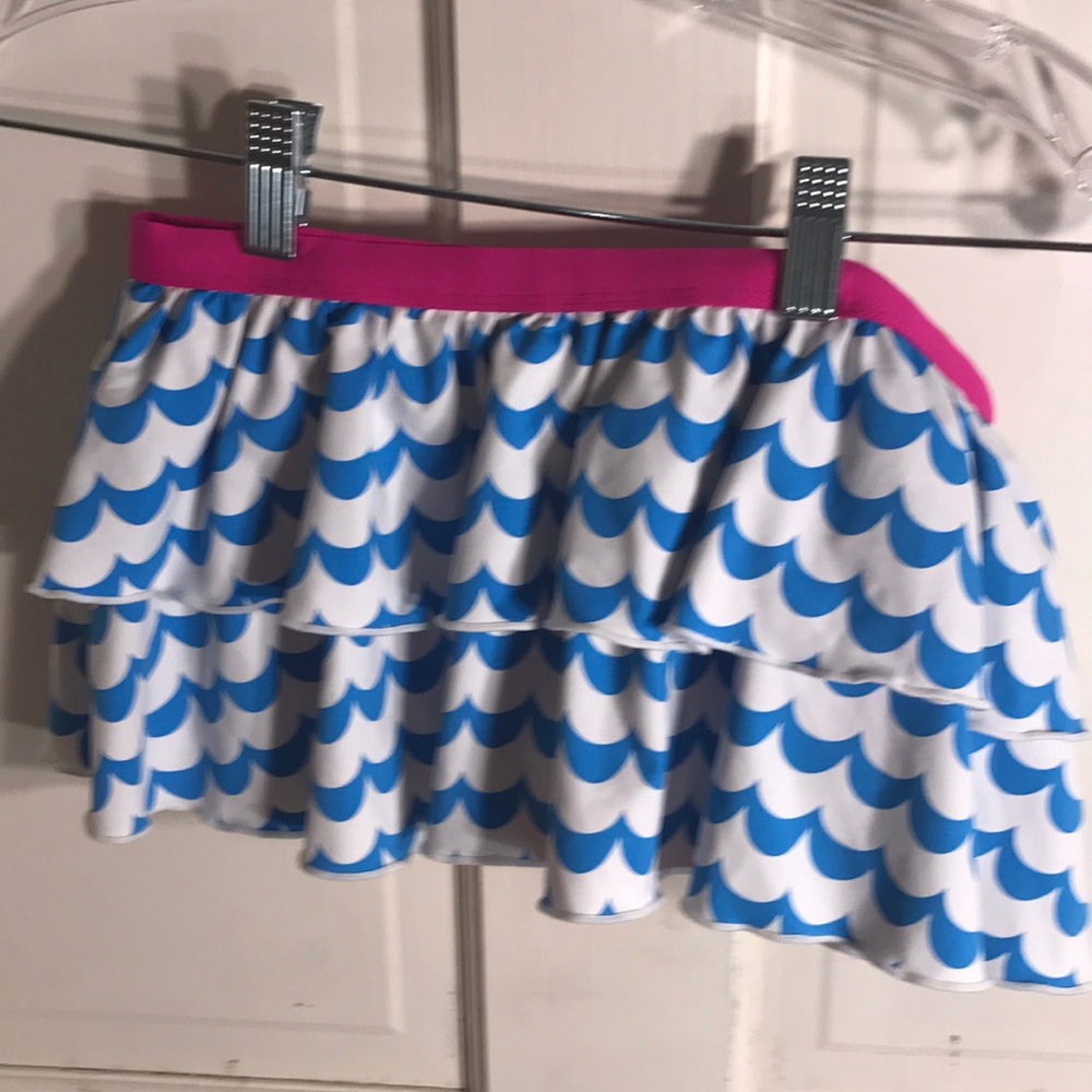 Garnet Hill girls skirted swimsuit bottom size 12